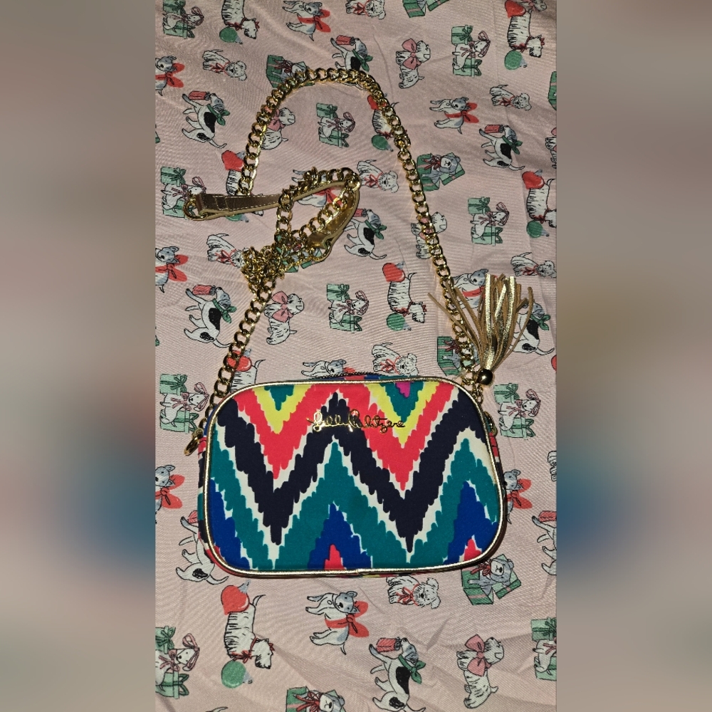 Lilly Pulitzer tie dye crossbody bag